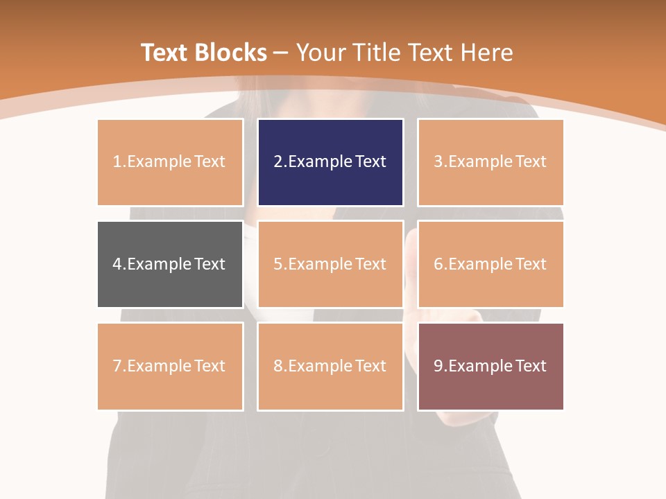 Caucasian Person Isolate PowerPoint Template