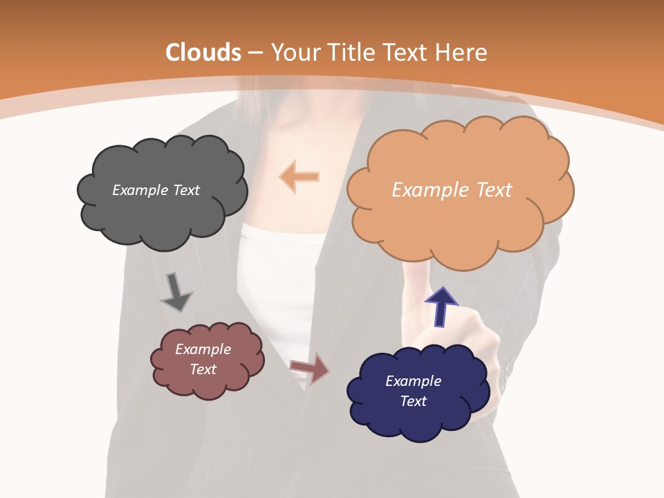 Caucasian Person Isolate PowerPoint Template