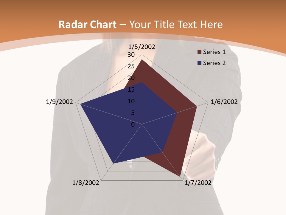 Caucasian Person Isolate PowerPoint Template