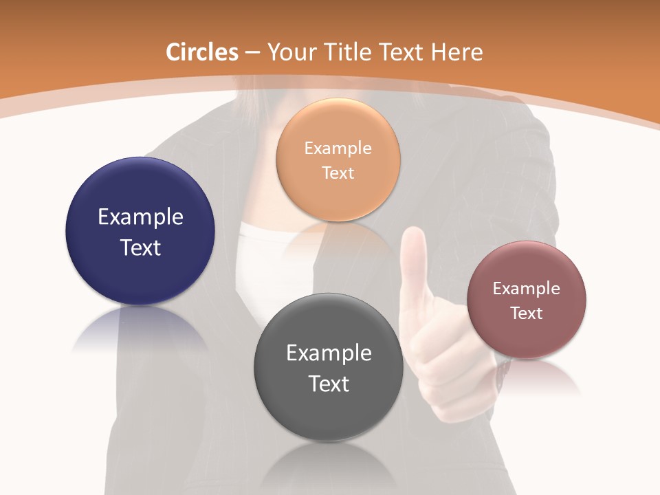 Caucasian Person Isolate PowerPoint Template