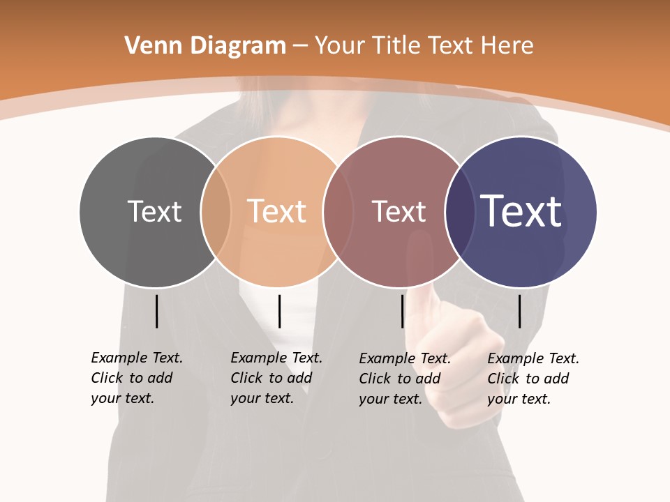 Caucasian Person Isolate PowerPoint Template