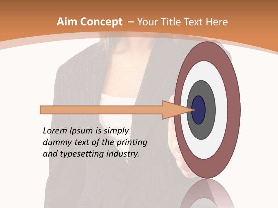 Caucasian Person Isolate PowerPoint Template