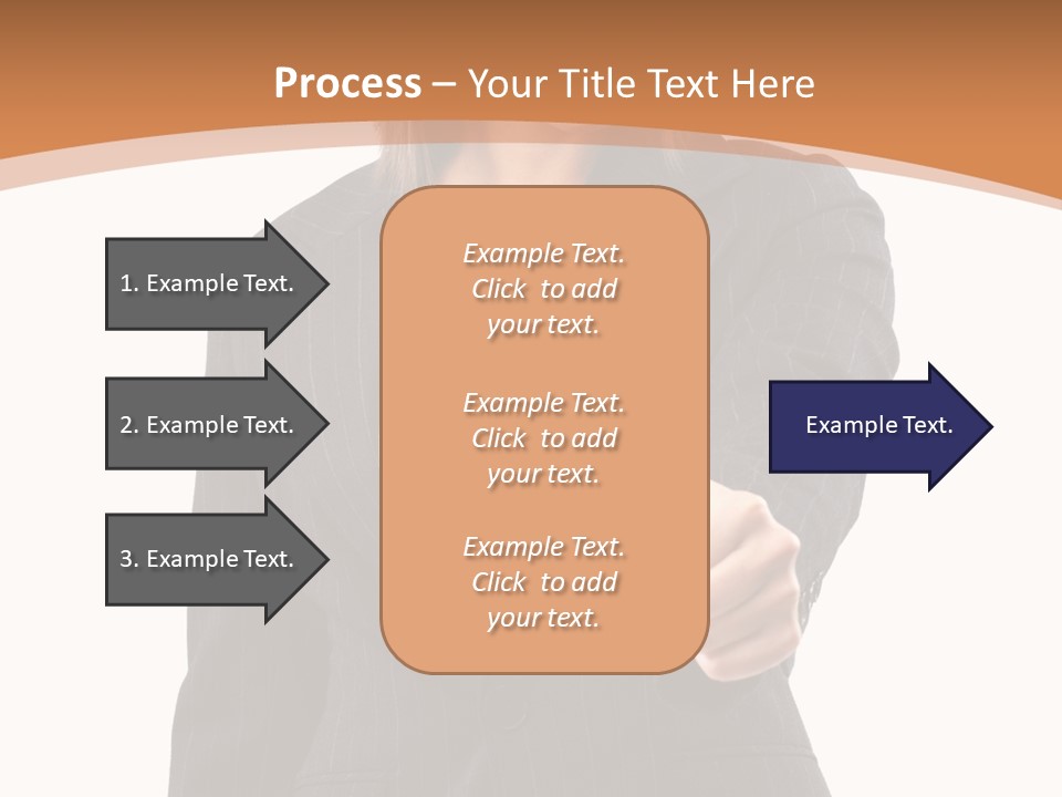 Caucasian Person Isolate PowerPoint Template