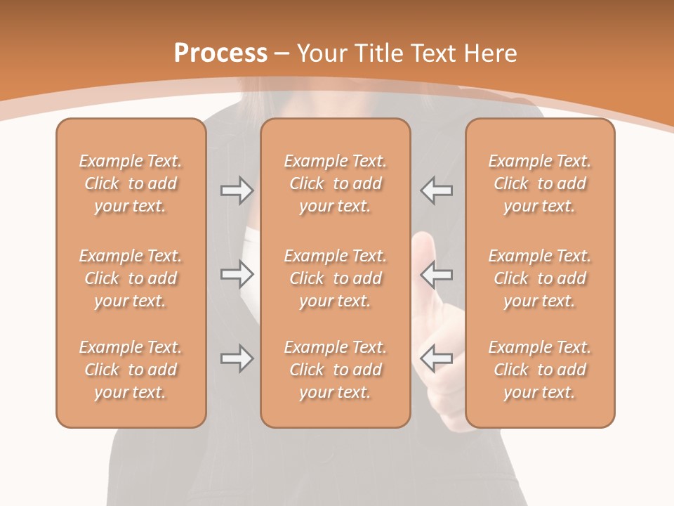 Caucasian Person Isolate PowerPoint Template