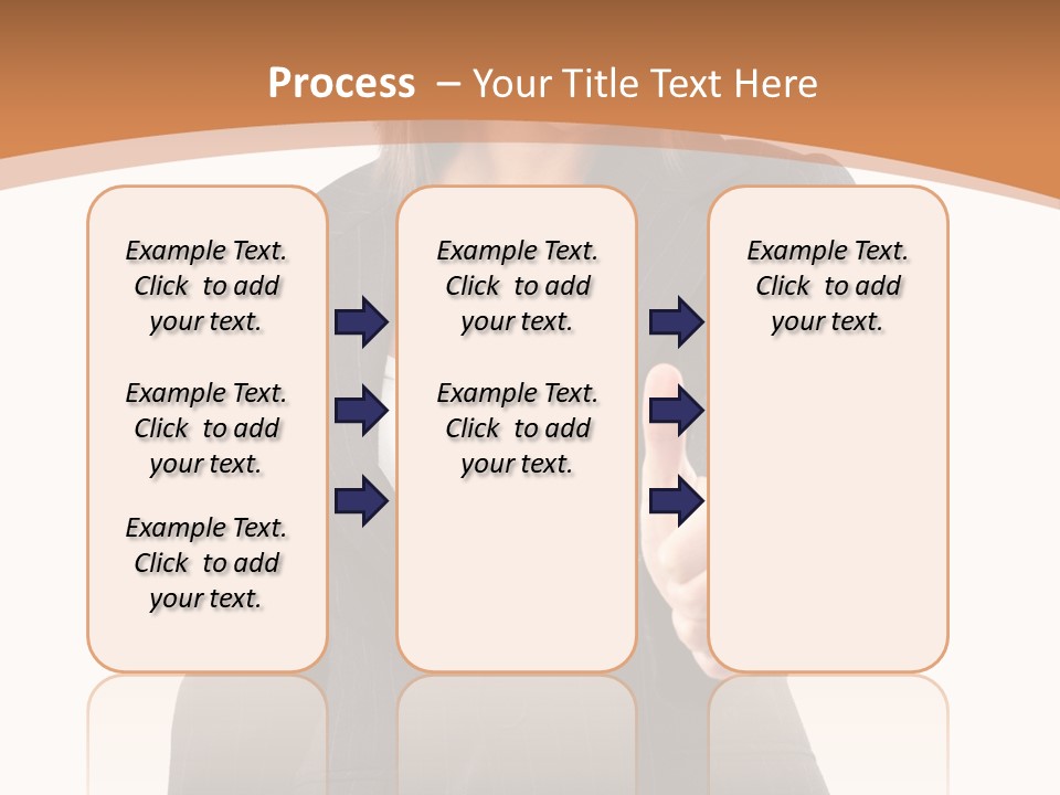 Caucasian Person Isolate PowerPoint Template