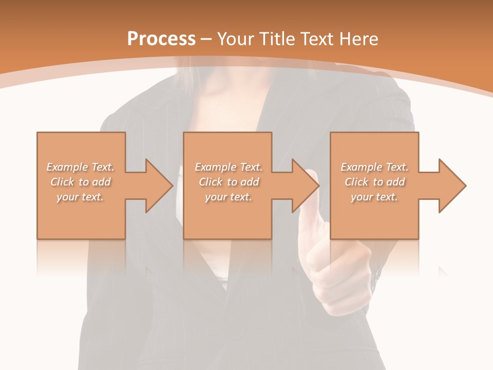 Caucasian Person Isolate PowerPoint Template