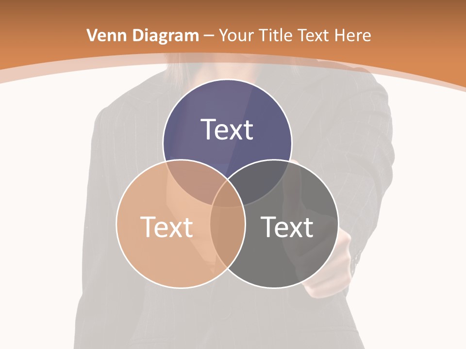 Caucasian Person Isolate PowerPoint Template