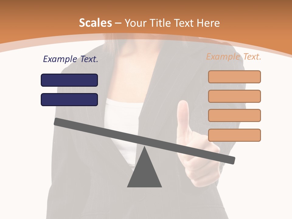 Caucasian Person Isolate PowerPoint Template