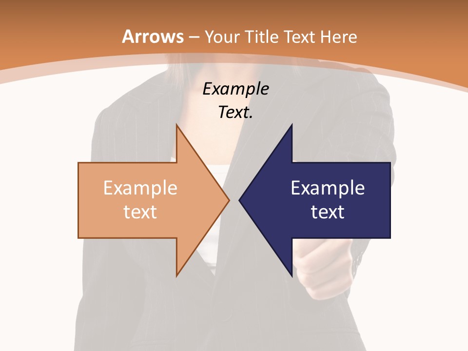 Caucasian Person Isolate PowerPoint Template