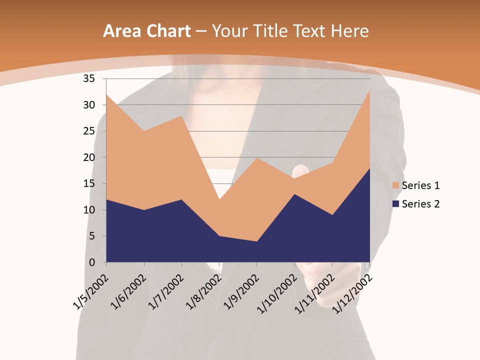 Caucasian Person Isolate PowerPoint Template