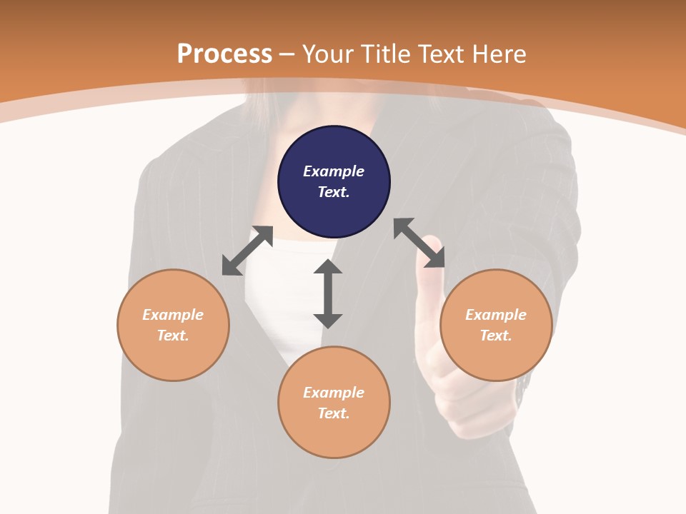 Caucasian Person Isolate PowerPoint Template