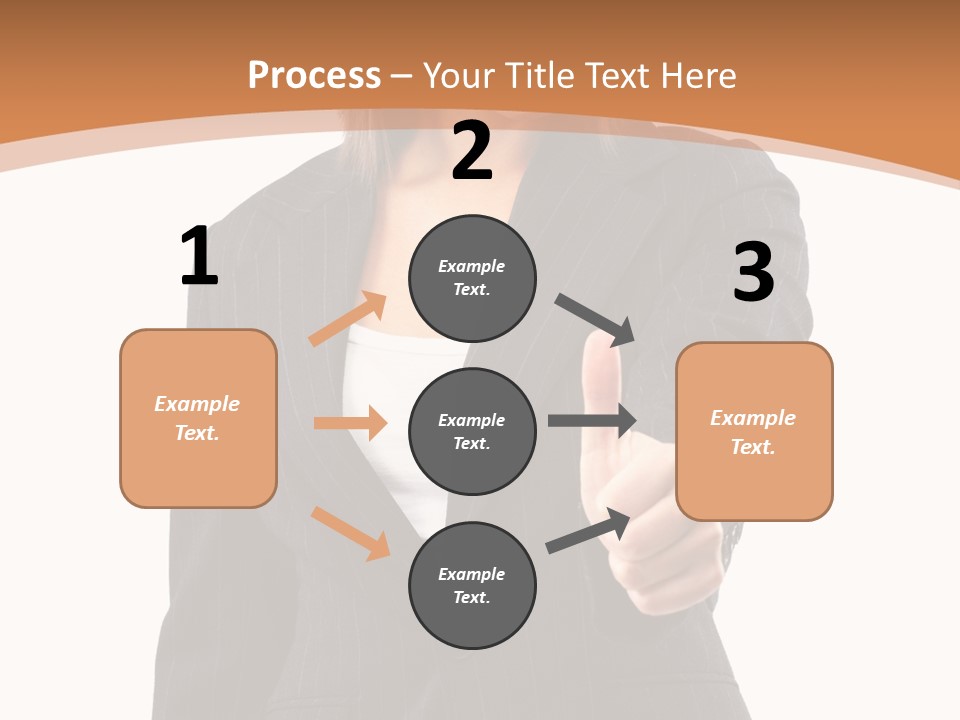 Caucasian Person Isolate PowerPoint Template