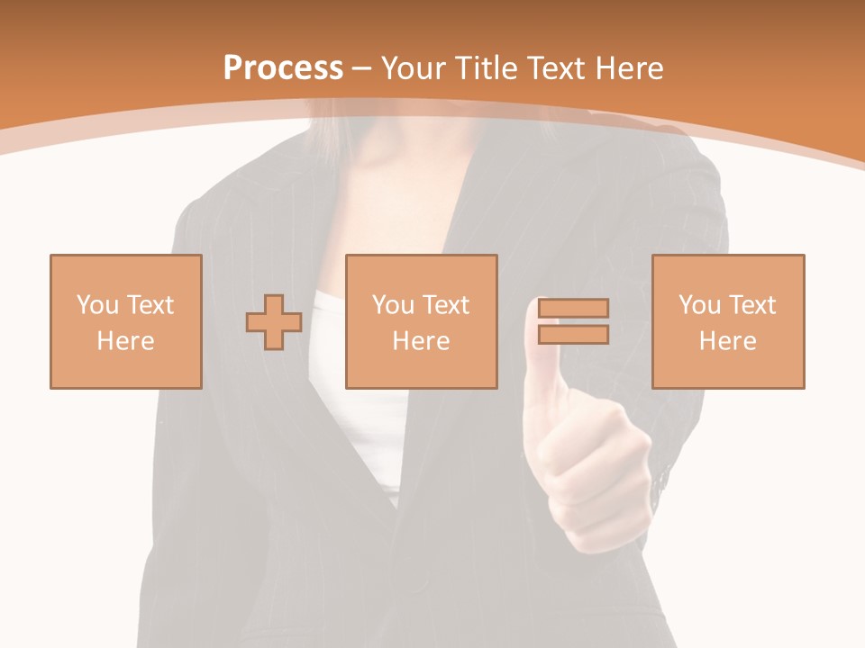 Caucasian Person Isolate PowerPoint Template