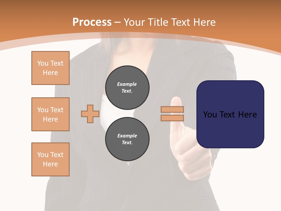Caucasian Person Isolate PowerPoint Template