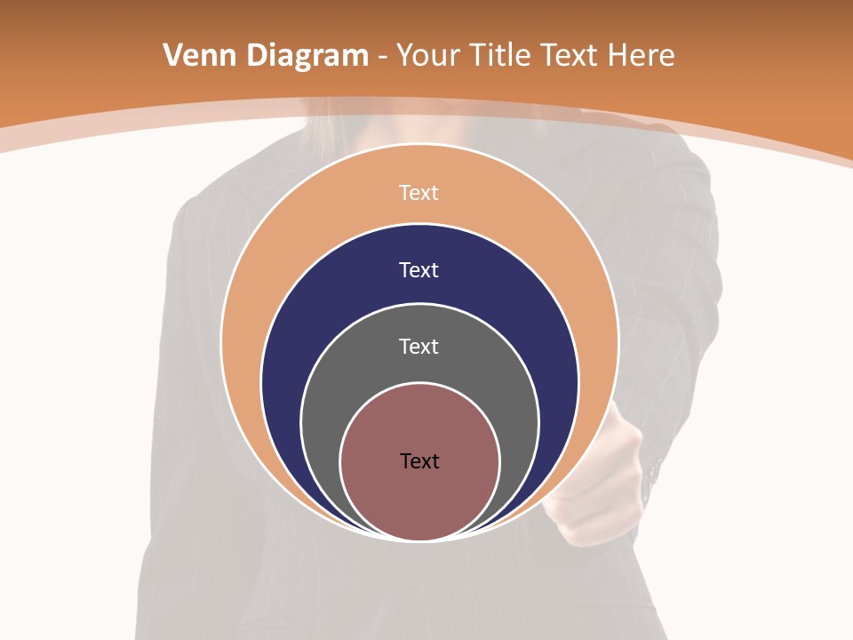 Caucasian Person Isolate PowerPoint Template