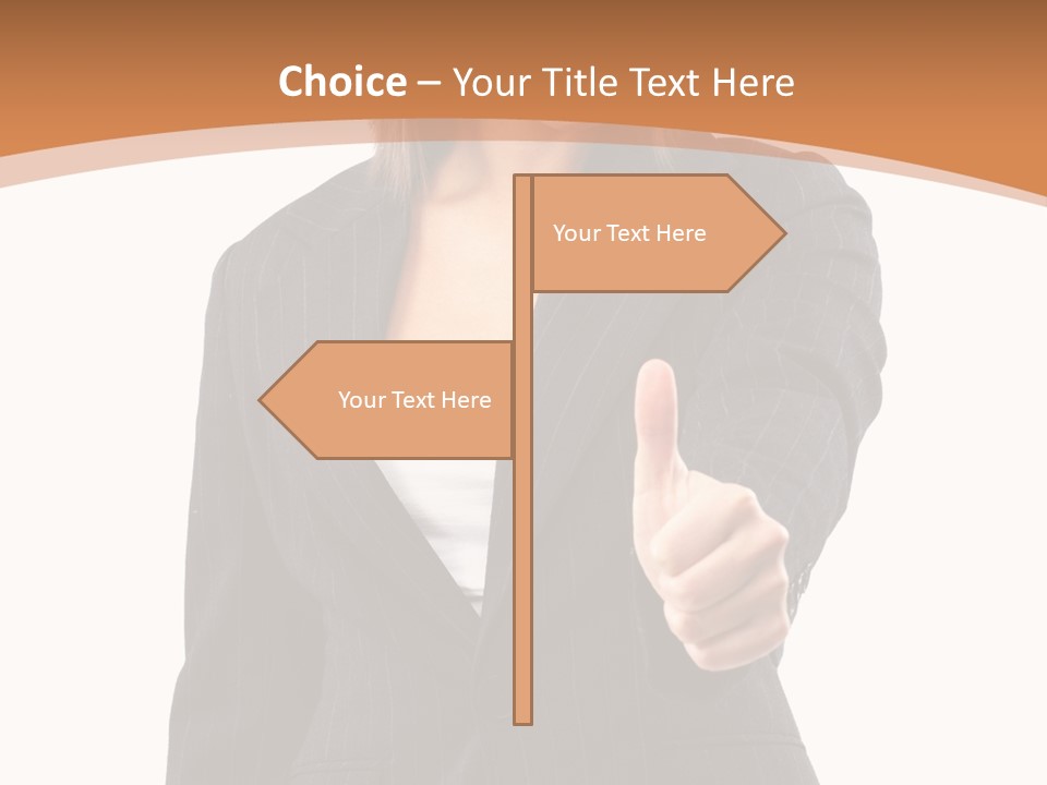 Caucasian Person Isolate PowerPoint Template