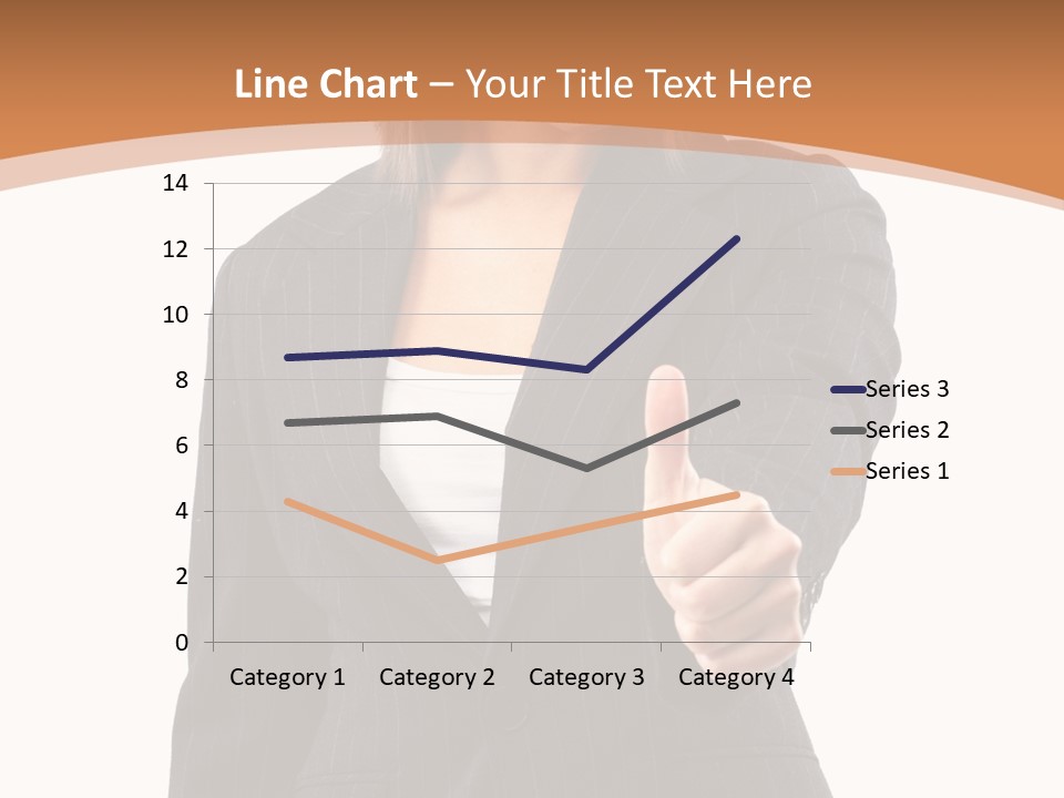 Caucasian Person Isolate PowerPoint Template