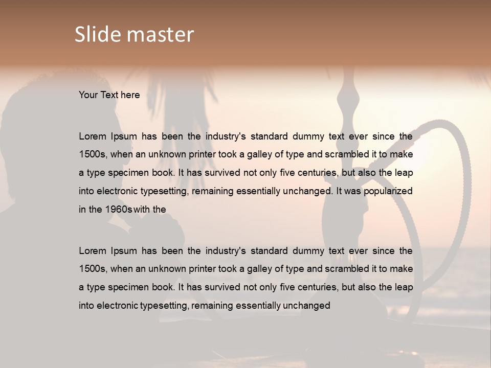 Relax Consumer Evening PowerPoint Template