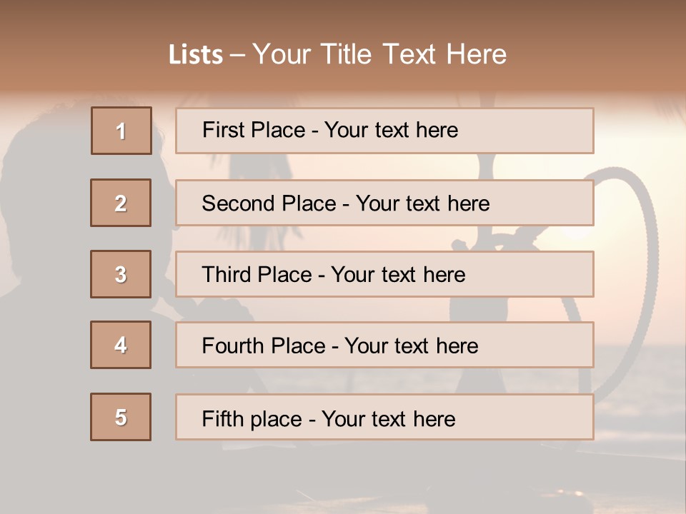 Relax Consumer Evening PowerPoint Template