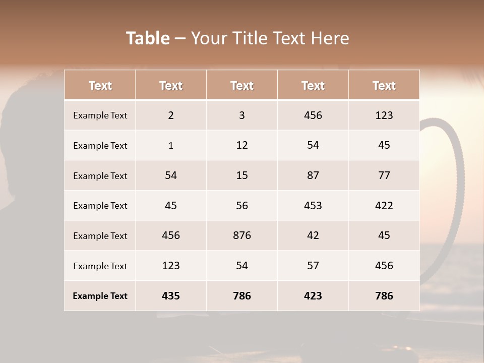 Relax Consumer Evening PowerPoint Template