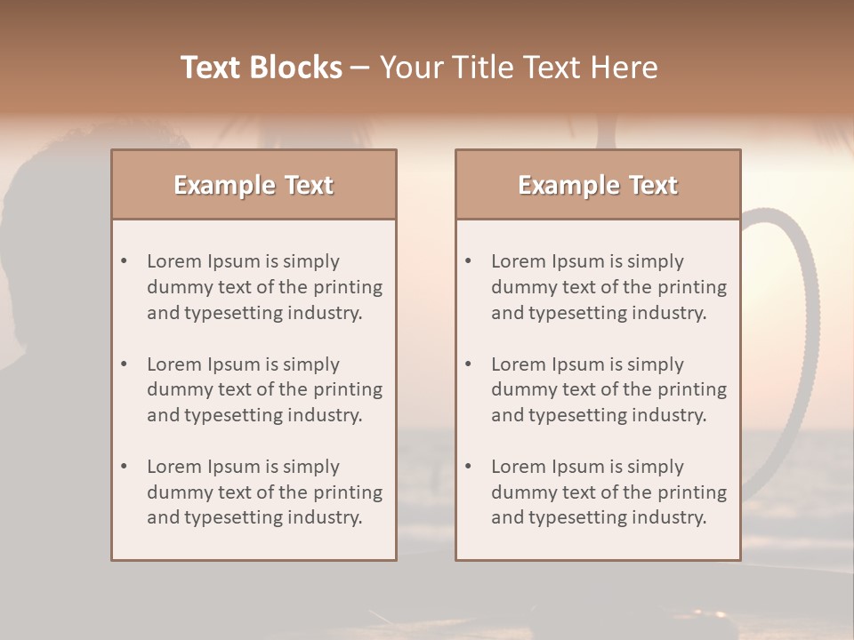 Relax Consumer Evening PowerPoint Template