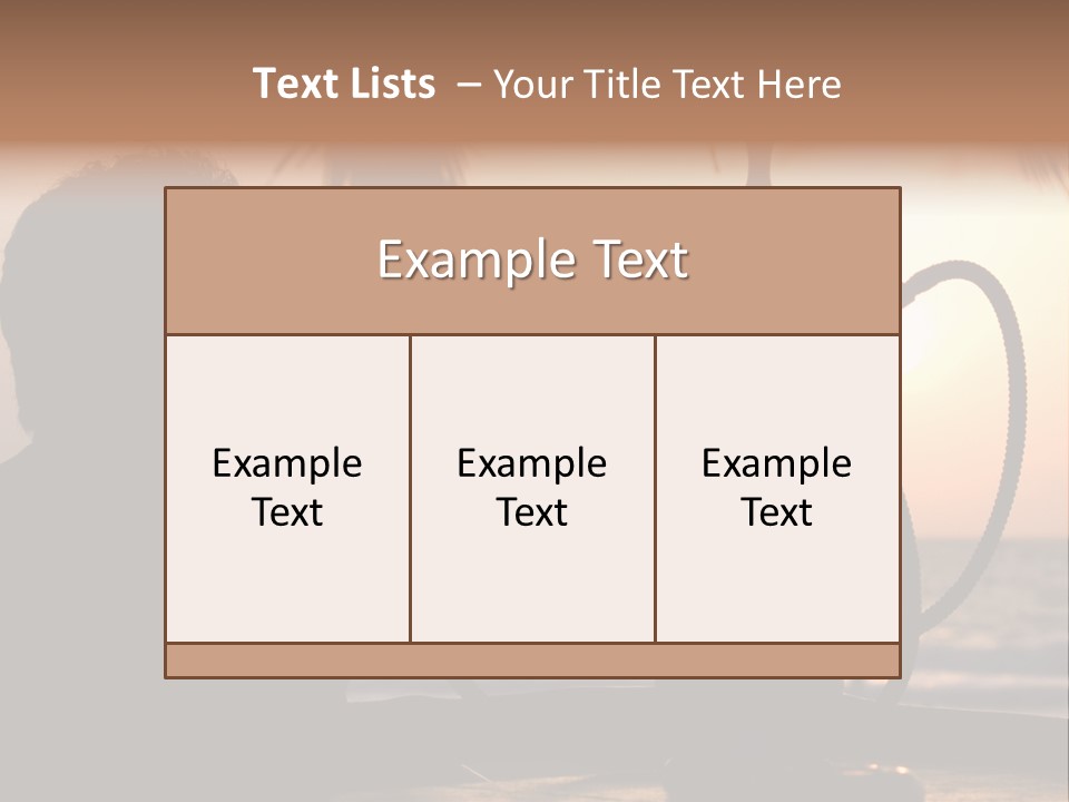 Relax Consumer Evening PowerPoint Template