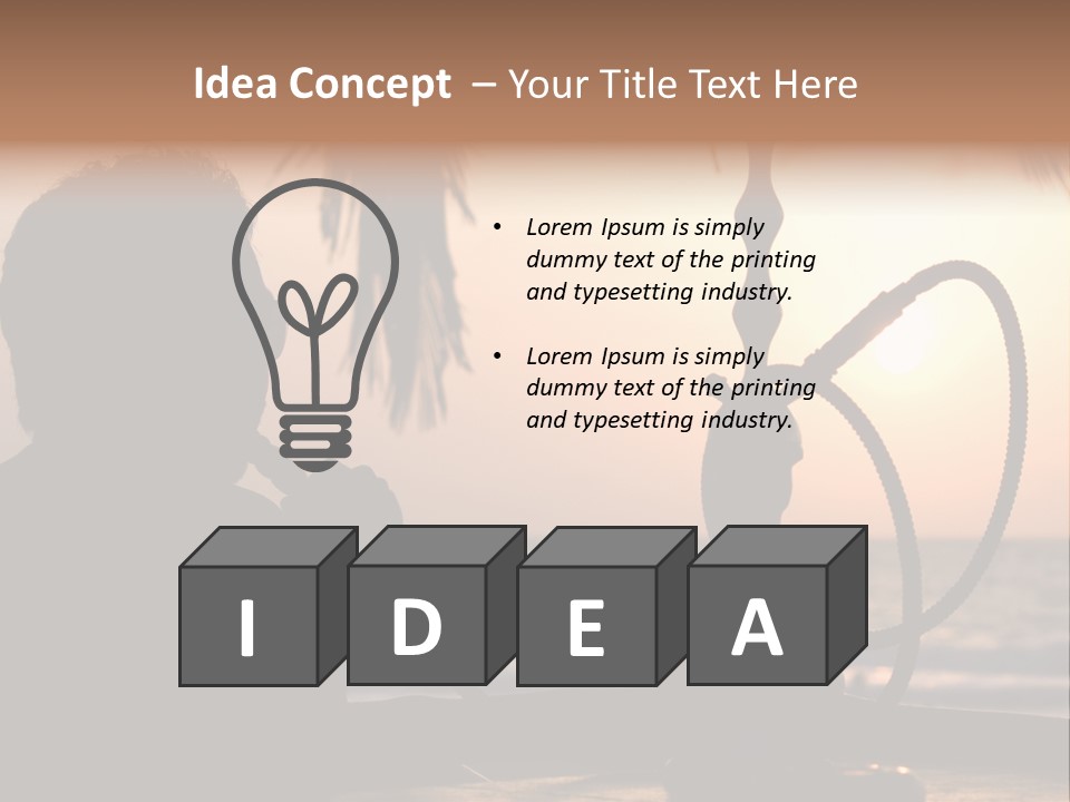 Relax Consumer Evening PowerPoint Template