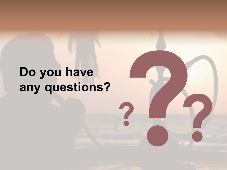 Relax Consumer Evening PowerPoint Template