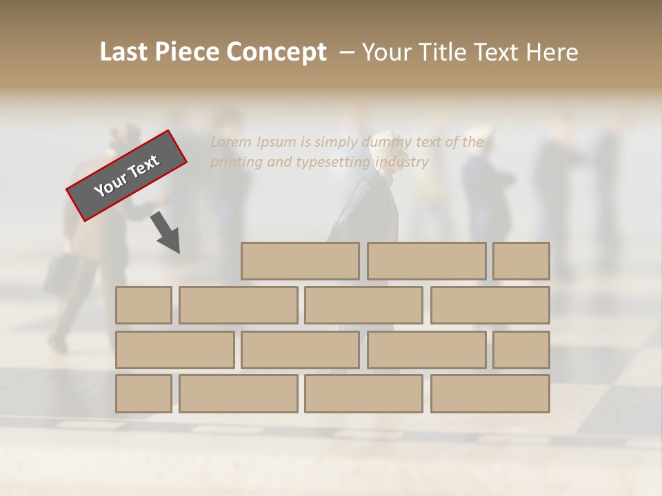 Success Concept Cutthroat PowerPoint Template