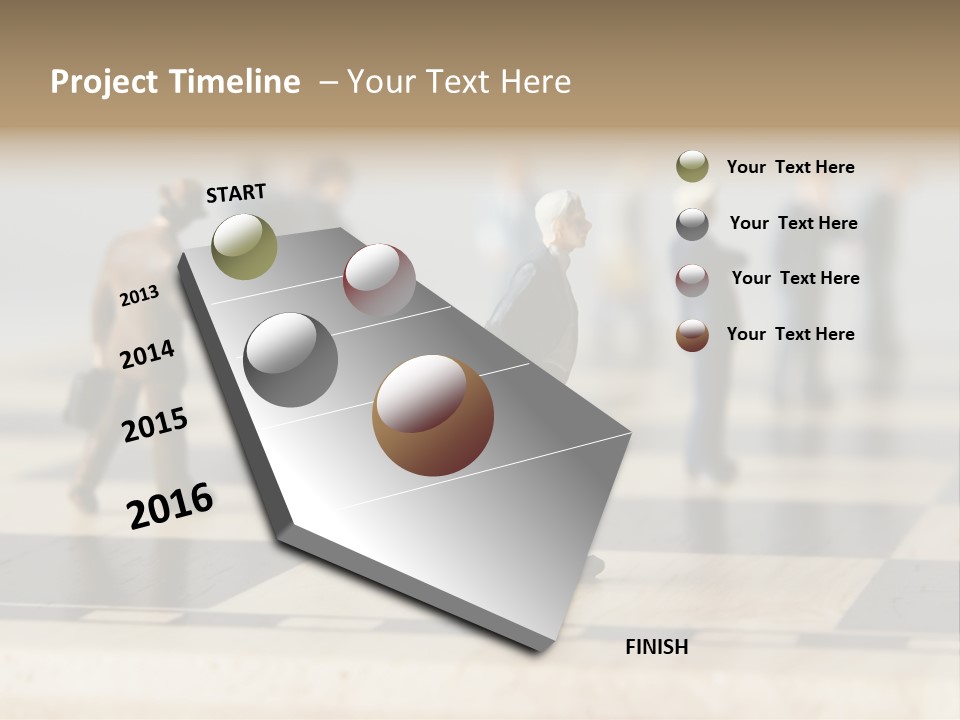 Success Concept Cutthroat PowerPoint Template