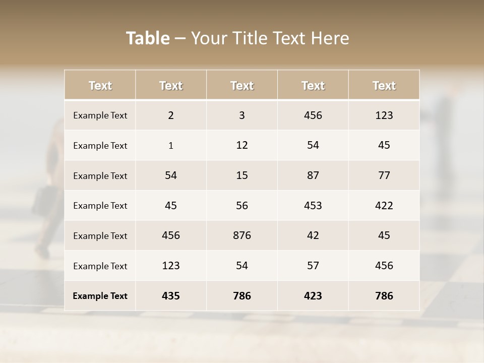Success Concept Cutthroat PowerPoint Template