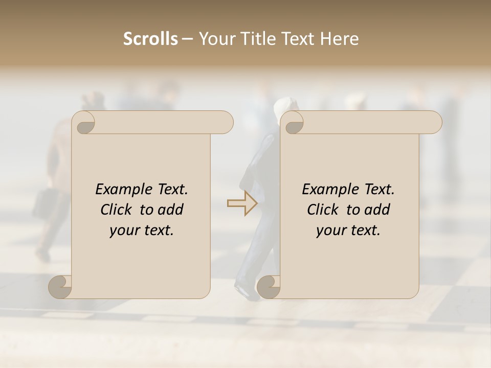 Success Concept Cutthroat PowerPoint Template