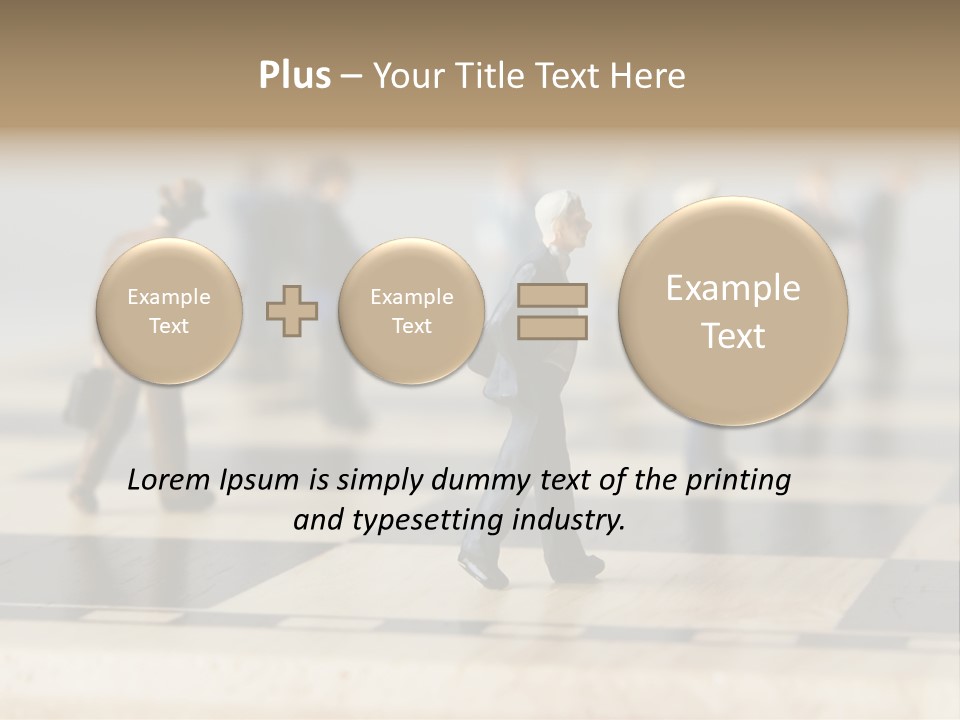 Success Concept Cutthroat PowerPoint Template