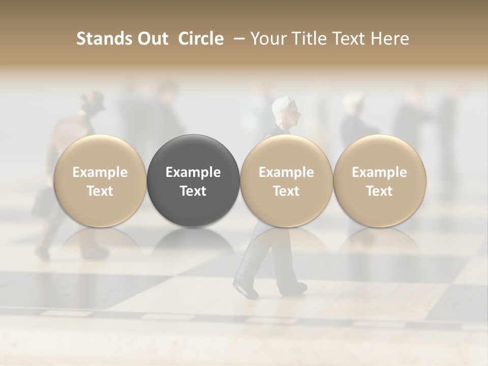 Success Concept Cutthroat PowerPoint Template
