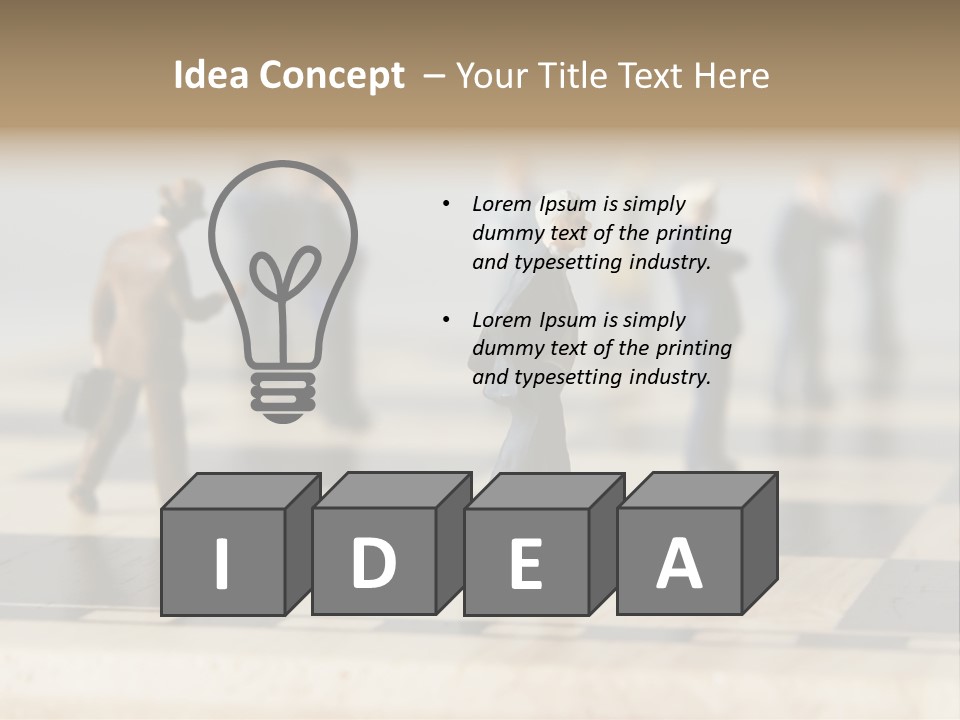 Success Concept Cutthroat PowerPoint Template