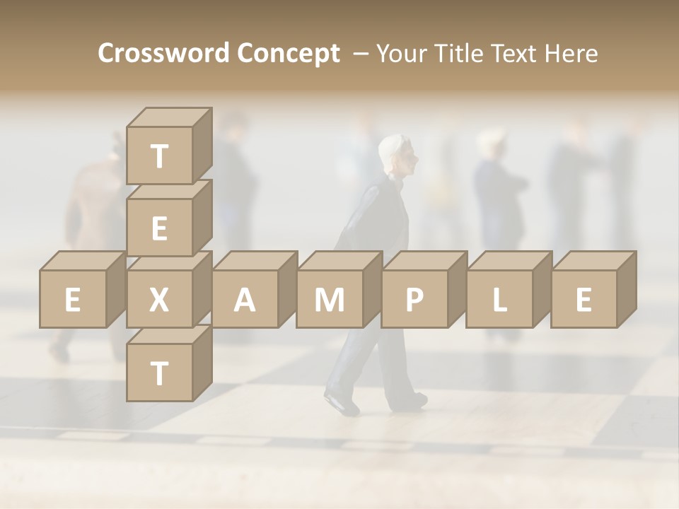 Success Concept Cutthroat PowerPoint Template