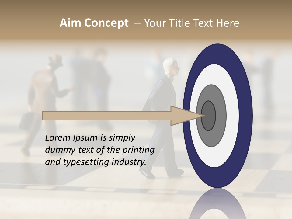 Success Concept Cutthroat PowerPoint Template