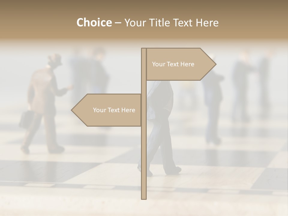 Success Concept Cutthroat PowerPoint Template