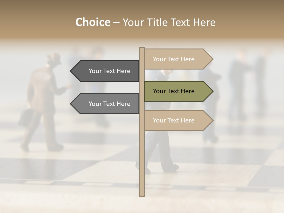 Success Concept Cutthroat PowerPoint Template