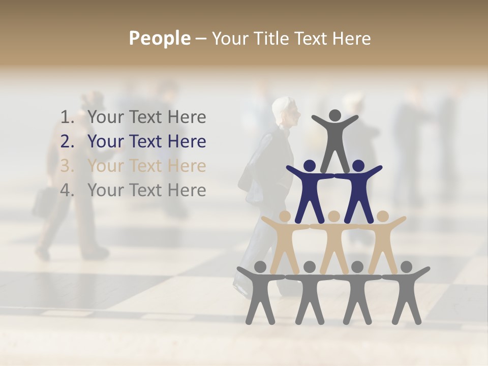 Success Concept Cutthroat PowerPoint Template