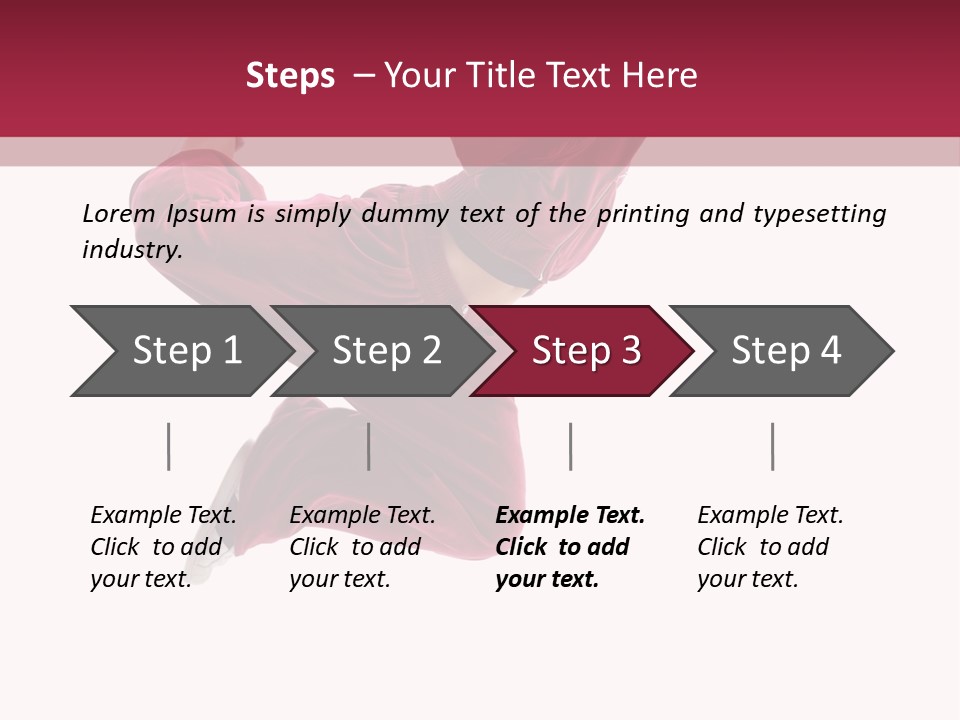Dancer Movement Elegance PowerPoint Template