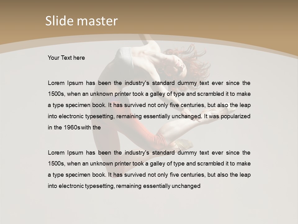 Movement Modern Acrobat PowerPoint Template