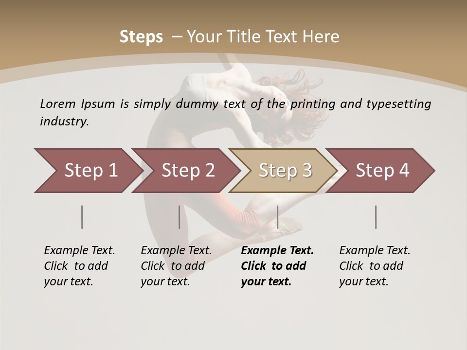 Movement Modern Acrobat PowerPoint Template