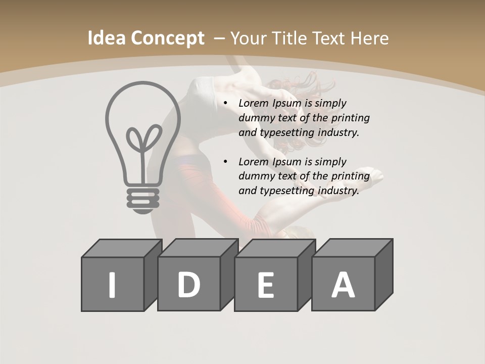 Movement Modern Acrobat PowerPoint Template