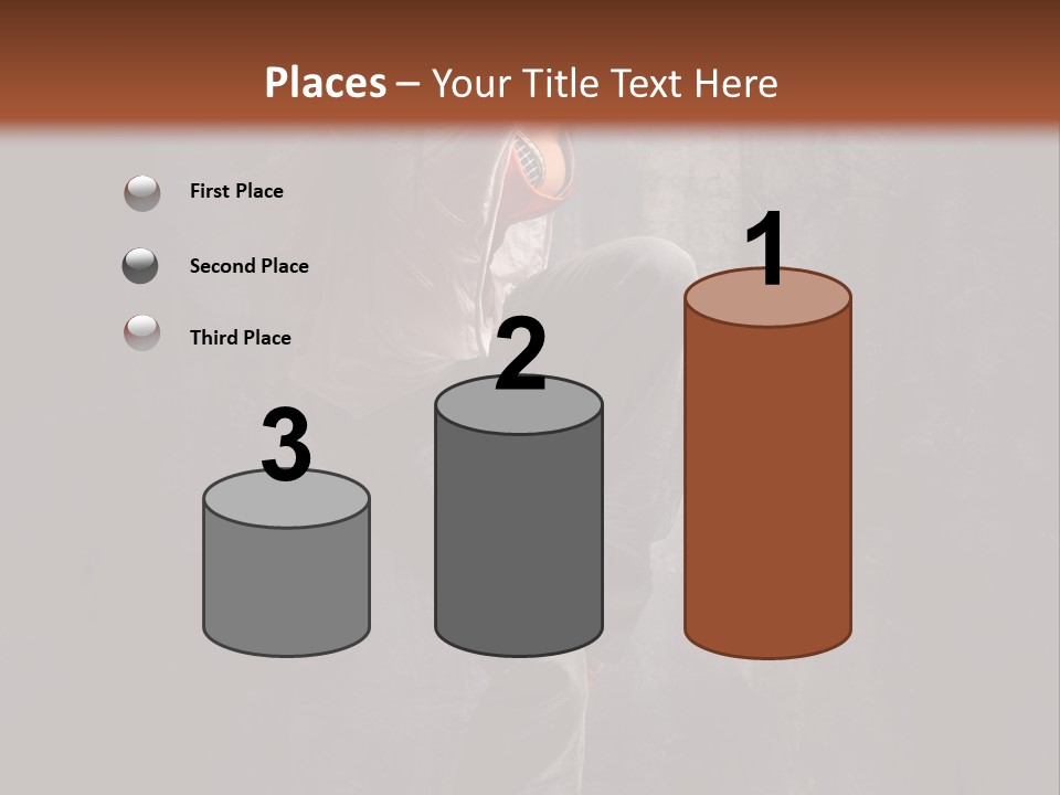 Action Performer Jump PowerPoint Template