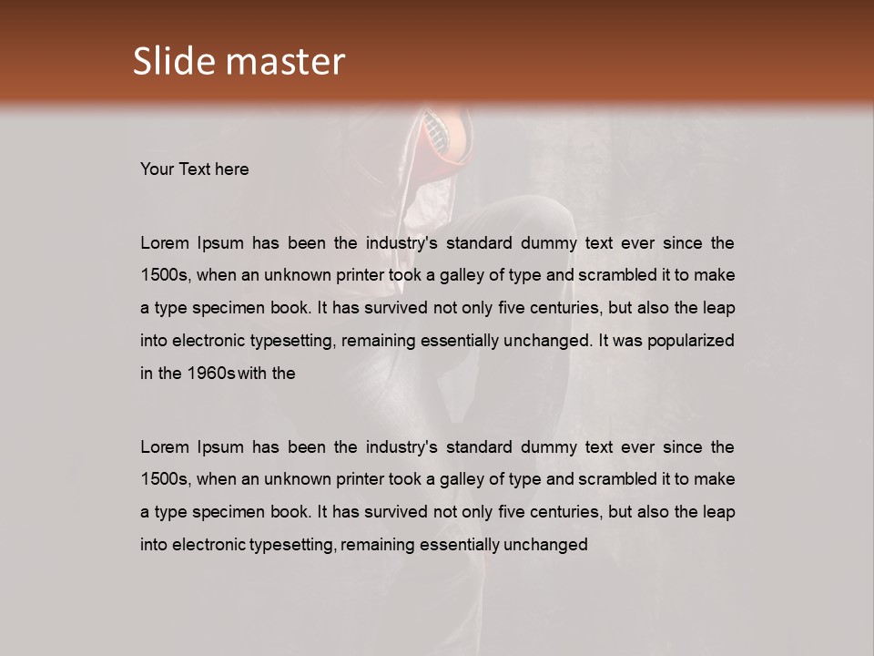 Action Performer Jump PowerPoint Template