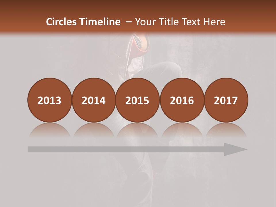 Action Performer Jump PowerPoint Template