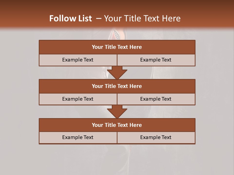 Action Performer Jump PowerPoint Template