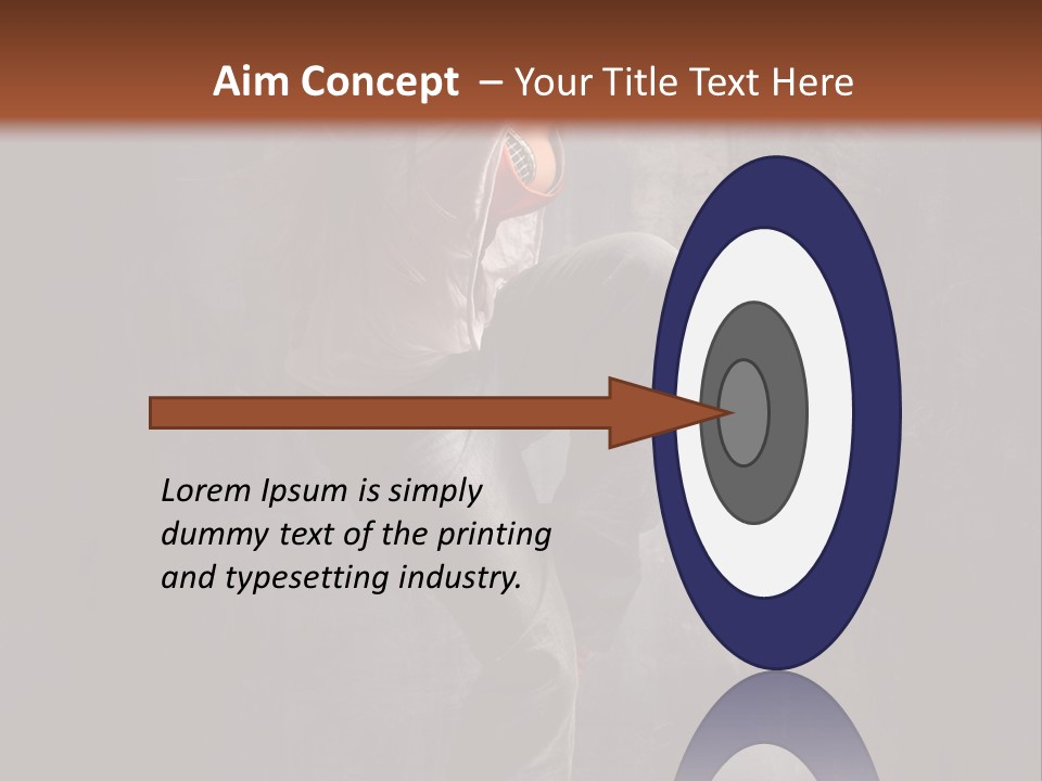 Action Performer Jump PowerPoint Template