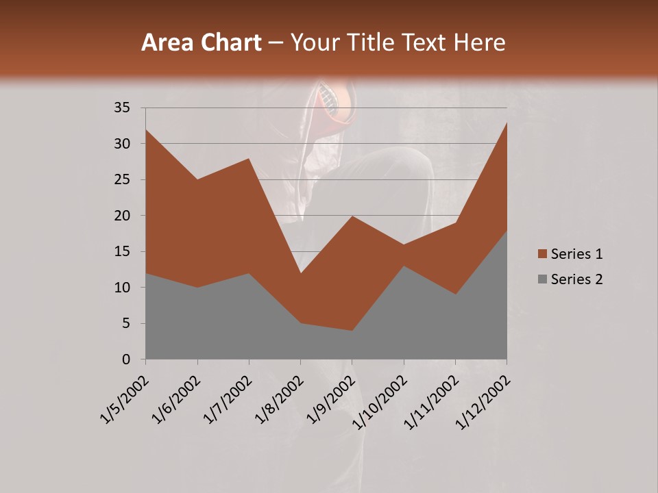 Action Performer Jump PowerPoint Template